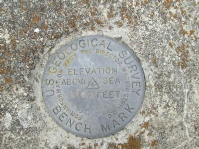 Geneva College Marker USGS. Click for full size. Geneva College Marker USGS image. Click for full size.