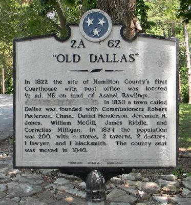 "Old Dallas" Marker image. Click for full size.