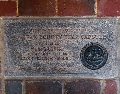 Fairfax Time Capsule image. Click for full size.