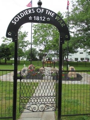 War of 1812 Cemetery Entrance image. Click for more information.