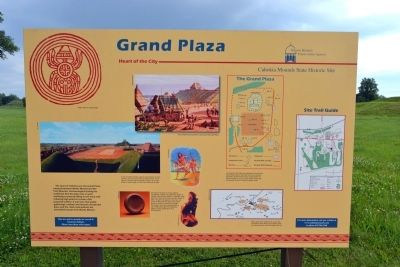 Grand Plaza Marker image. Click for full size.
