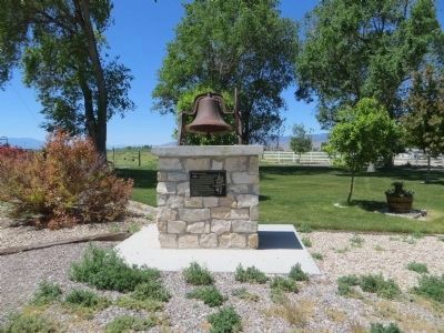 Settlement of Axtell Marker and Bell image. Click for full size.