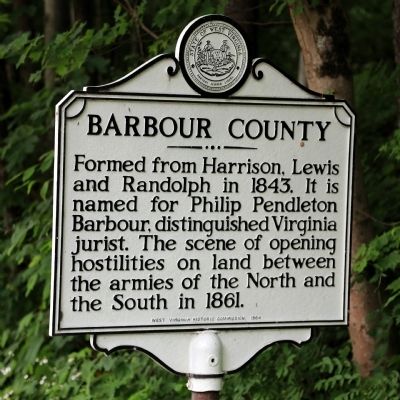Barbour County Face of Marker image. Click for full size.