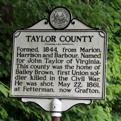 Taylor County Face of Marker image. Click for full size.