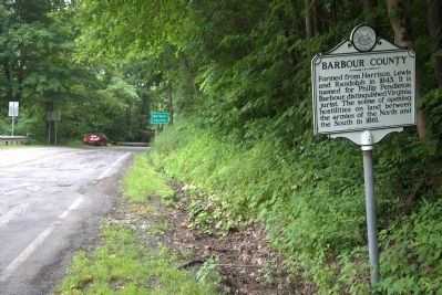 Barbour County / Taylor County Marker image. Click for full size.
