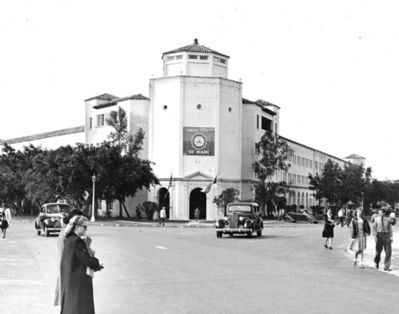 Anastasia Building - first University of Miami building image. Click for full size.