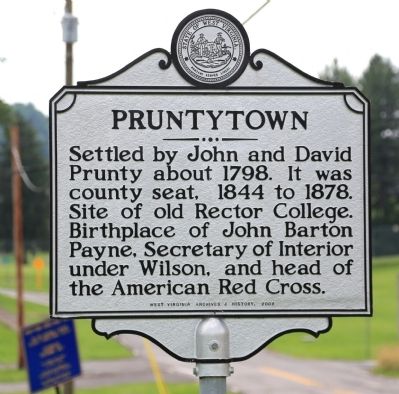 Pruntytown Marker. Click for full size. Pruntytown Marker image. Click for full size.