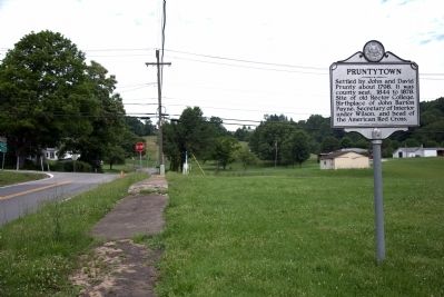 Pruntytown Marker. Click for full size. Pruntytown Marker image. Click for full size.
