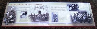The Role of the Lieutenant Governor Marker image. Click for full size.