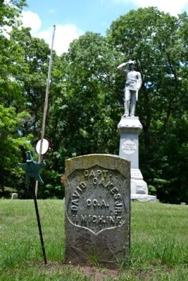 Grave Headstone of Capt. David Cakes Jr. image. Click for full size.