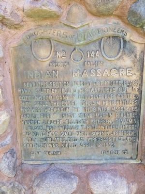 Indian Massacre Marker image. Click for full size.