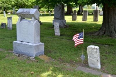 One of Many Civil War Veterans Buried in Leonidas Cemetery image. Click for full size.