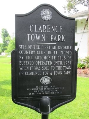 Clarence Town Park Marker image. Click for full size.