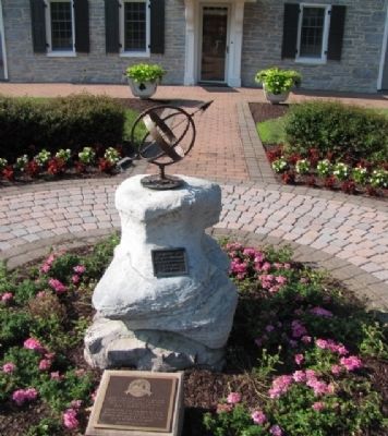 The Homestead Sundial Marker. Click for full size. The Homestead Sundial Marker image. Click for full size.