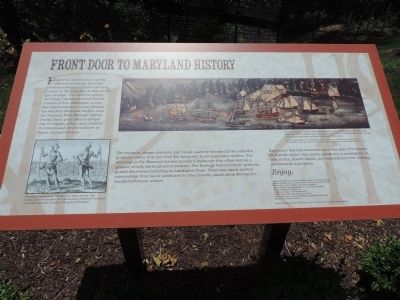 Front Door to Maryland History Marker image. Click for full size.
