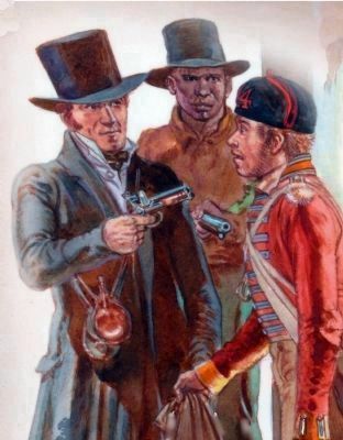 Dr. Beanes and One of His Slaves Capture a British Straggler image. Click for full size.