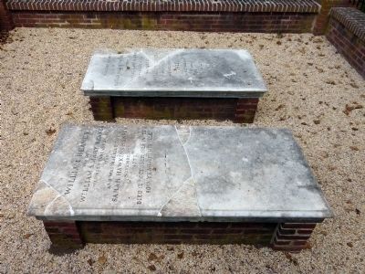 The Graves of Dr. Beanes and his wife Sarah. Click for full size. The Graves of Dr. Beanes and his wife Sarah image. Click for full size.