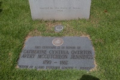 A nearby cenotaph for Catherine Jennings image. Click for full size.