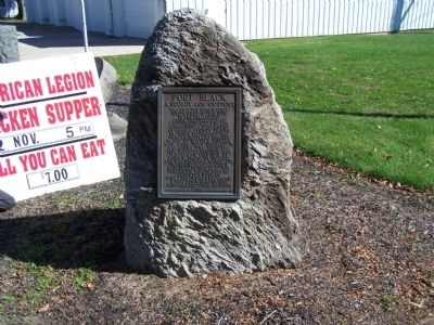 Fort Black Marker. Click for full size. Fort Black Marker image. Click for full size.