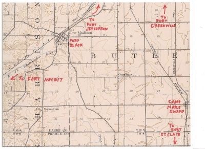 Fort Black Marker. Click for full size. Fort Black Marker image. Click for full size.