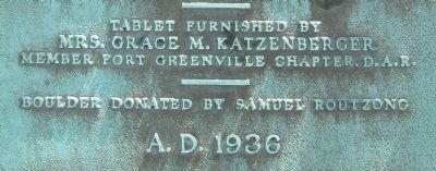 donors name at Camp Maple Swamp marker. Click for full size. donors name at Camp Maple Swamp marker image. Click for full size.