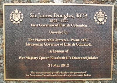 Sir James Douglas, KCB Marker image. Click for full size.