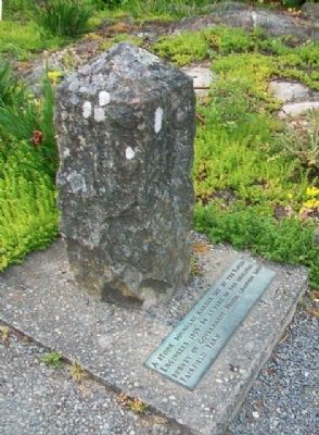 Stone Boundary Marker and Marker. Click for full size. Stone Boundary Marker and Marker image. Click for full size.