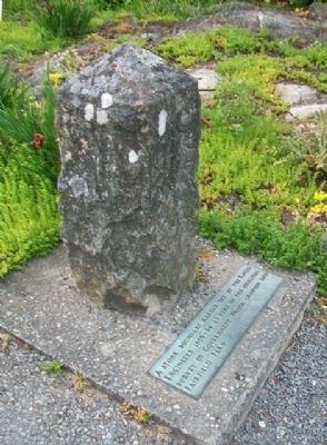 Stone Boundary Marker and Marker image. Click for full size.