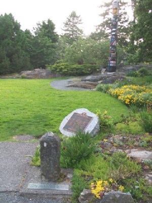 Stone Boundary Marker and Marker. Click for full size. Stone Boundary Marker and Marker image. Click for full size.