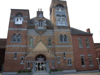 Taylor County Court-House, Grafton, West Virginia. Click for full size. Taylor County Court-House, Grafton, West Virginia image. Click for full size.