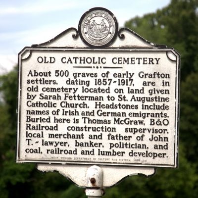 Old Catholic Cemetery Marker image. Click for full size.