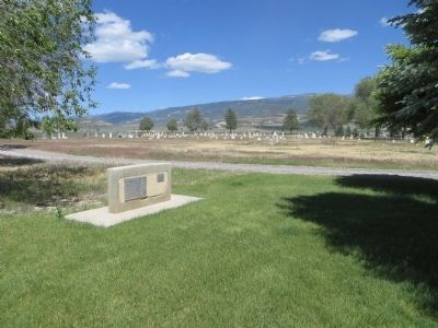 Ephraim Pioneer Cemetery Marker image. Click for full size.