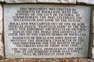 Rockland Cairn Marker image. Click for full size.