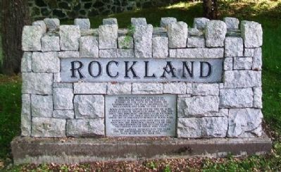 Rockland Cairn. Click for full size. Rockland Cairn image. Click for full size.