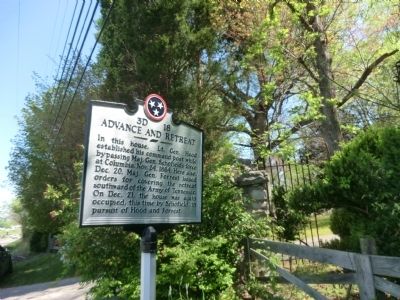 Advance and Retreat Marker. Click for full size. Advance and Retreat Marker image. Click for full size.