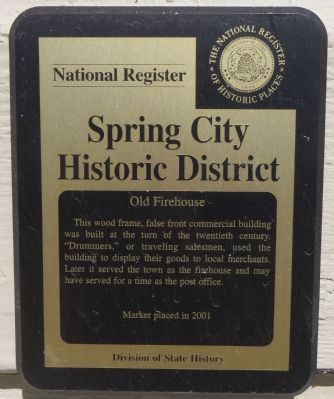 Old Firehouse Marker. Click for full size. Old Firehouse Marker image. Click for full size.