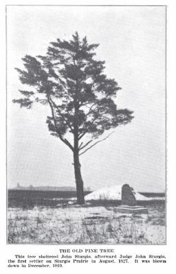 Sturgis Prairie Marker before 1920 image. Click for full size.