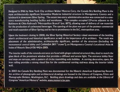 Canada Dry Building Marker image. Click for full size.