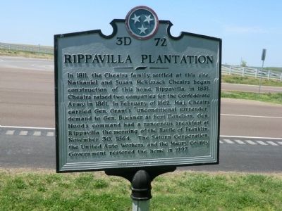 Rippavilla Plantation Marker. Click for full size. Rippavilla Plantation Marker image. Click for full size.