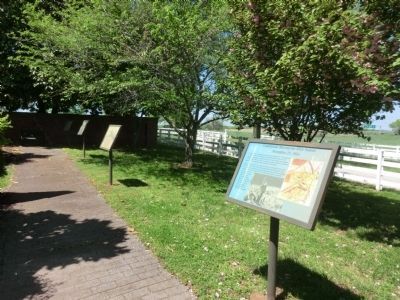 Markers along the path at the Plantation. Click for full size. Markers along the path at the Plantation image. Click for full size.