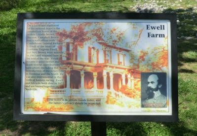 Ewell Farm Marker image. Click for full size.