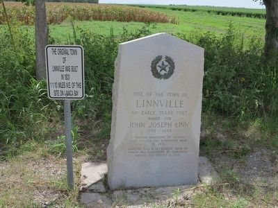 Site of the Town of Linnville Marker image. Click for full size.