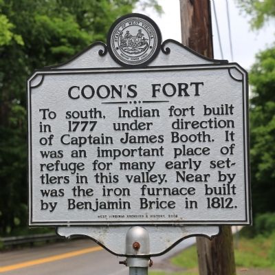 Coon’s Fort Marker image. Click for full size.