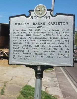 William Banks Caperton Marker image. Click for full size.