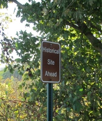 Fort Nesbit site marker image. Click for full size.