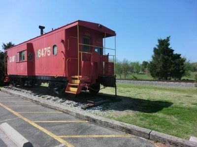 Thompson's Station Depot-Red Caboose image. Click for full size.