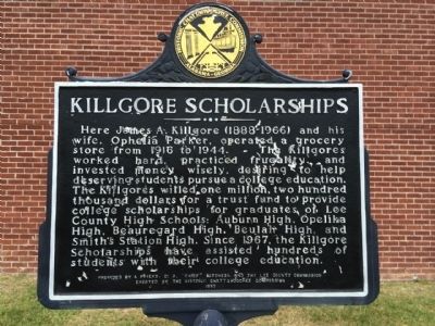 Killgore Scholarships Marker image. Click for full size.