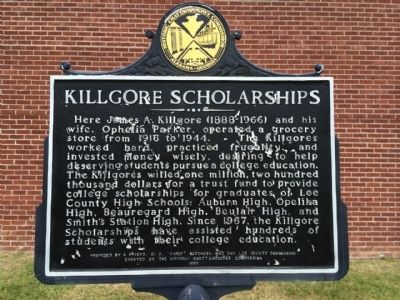 Killgore Scholarships Marker. Click for full size. Killgore Scholarships Marker image. Click for full size.