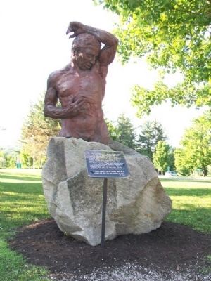 <i>Mortality</i> Sculpture and Marker image. Click for full size.