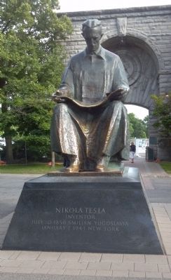 Nikola Tesla Memorial. Click for full size. Nikola Tesla Memorial image. Click for full size.